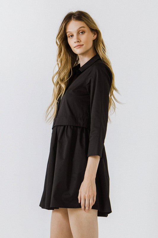 Black Shirt Dress