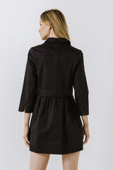Black Shirt Dress