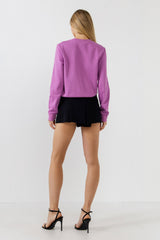 Plum Beads Sweatshirt