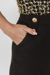 Button Detail Shorts