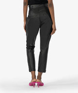 Lessie Coated High Waist Pleated Pant