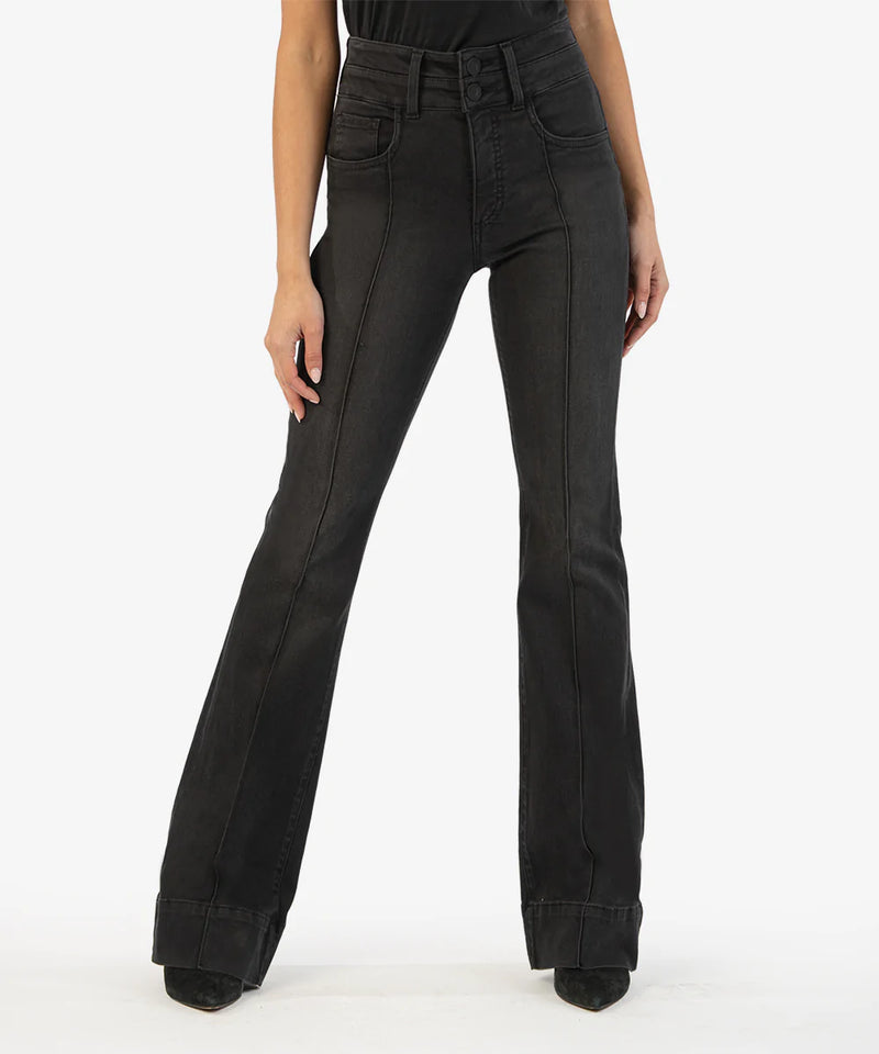 Ana High Rise Flare Double Waist