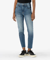 Designer Wash Elizabeth High Rise Raw Hem