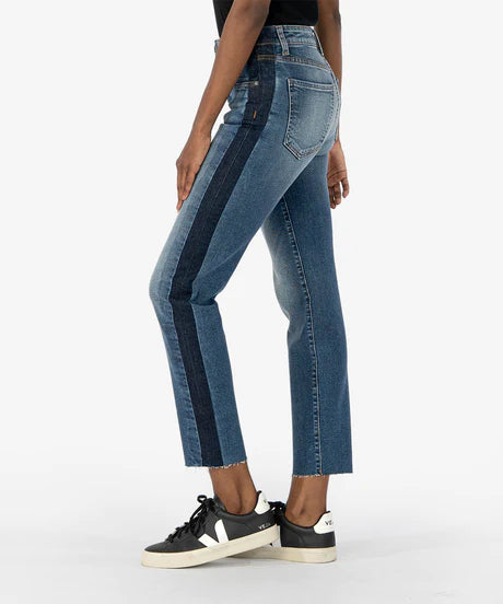Designer Wash Elizabeth High Rise Raw Hem