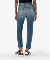 Designer Wash Elizabeth High Rise Raw Hem