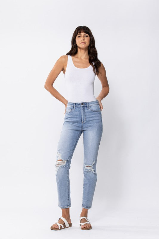 Medium Light High Rise Skinny Jean