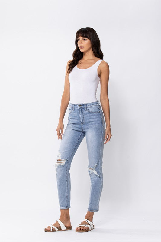 Medium Light High Rise Skinny Jean