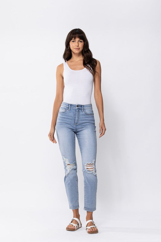 Medium Light High Rise Skinny Jean