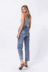 Medium Acid Straight Denim
