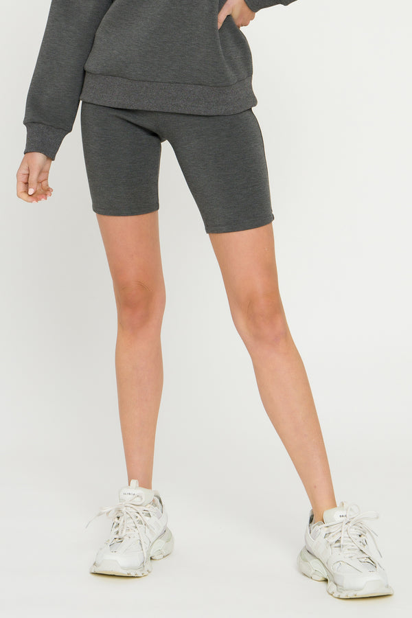 Charcoal Biker Shorts