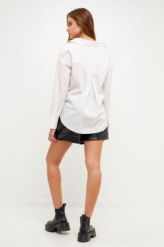 D-Ring Detailed Shirt