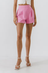 Waist Band Shorts (Pink or Lilac)