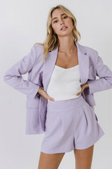 Waist Band Shorts (Pink or Lilac)
