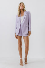 Waist Band Shorts (Pink or Lilac)