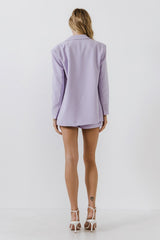 Waist Band Shorts (Pink or Lilac)