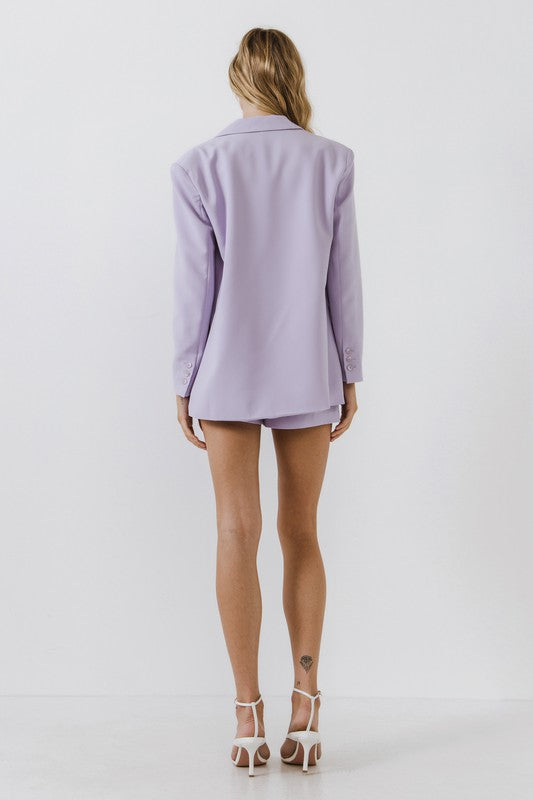 Waist Band Shorts (Pink or Lilac)