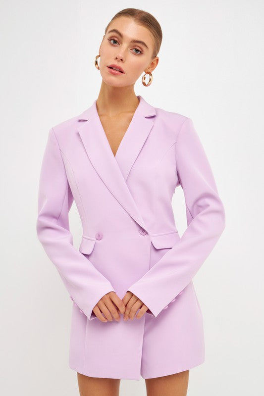 Suit Blazer Romper