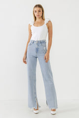 Puffly Sleeveless Top