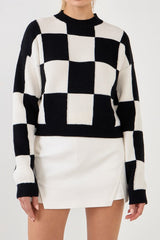 Checkerboard Sweater (3 Color Ways)