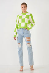 Checkerboard Sweater (3 Color Ways)