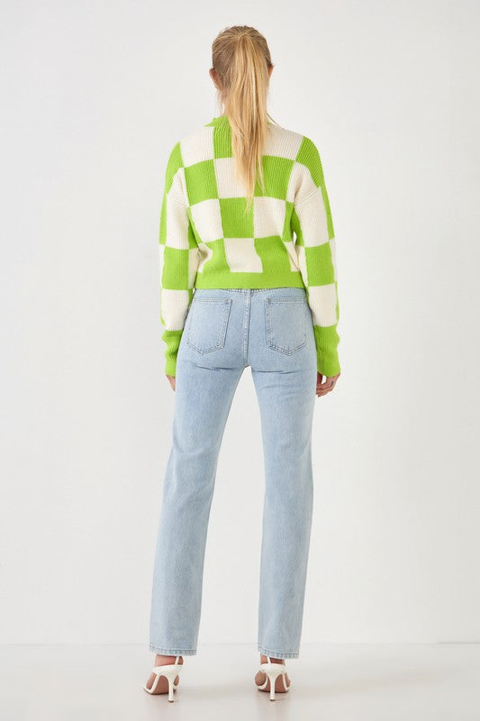 Checkerboard Sweater (3 Color Ways)