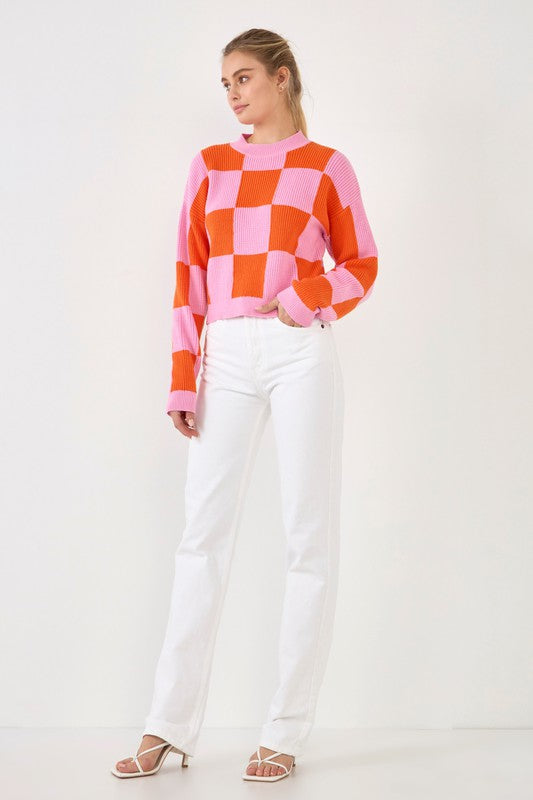 Checkerboard Sweater (3 Color Ways)