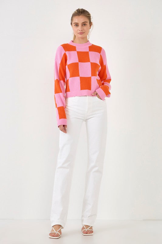 Checkerboard Sweater (3 Color Ways)