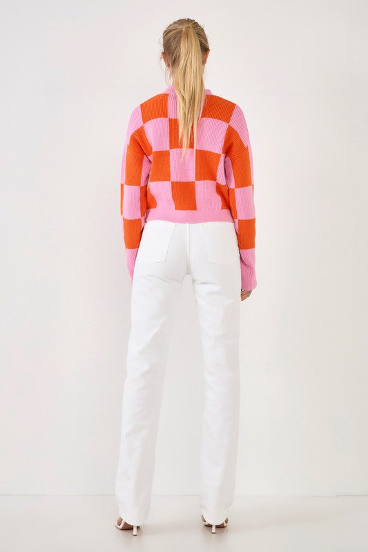 Checkerboard Sweater (3 Color Ways)