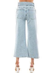 Wide Leg Belted Jean
