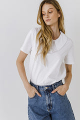 Oversized Collar T-Shirt