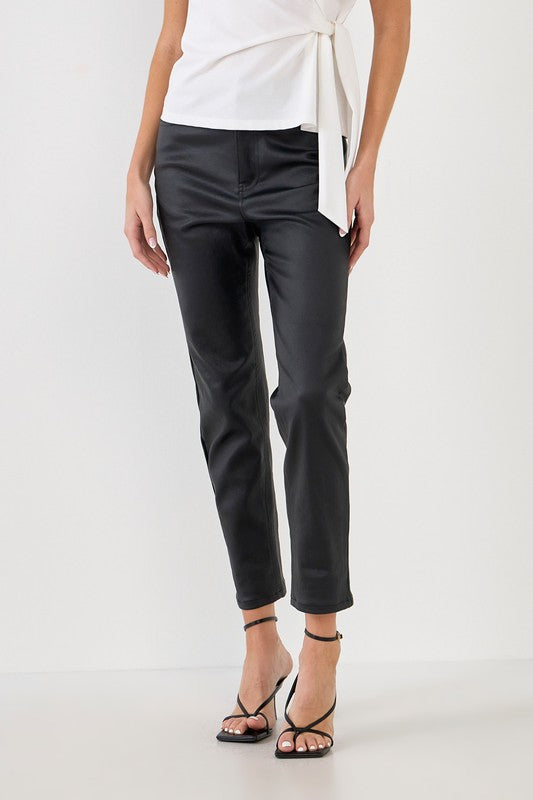 Coated Skinny Jean