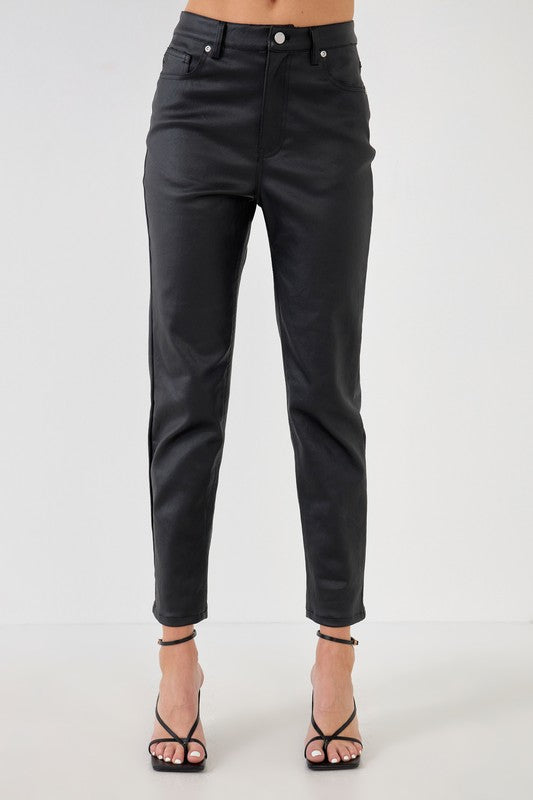 Coated Skinny Jean
