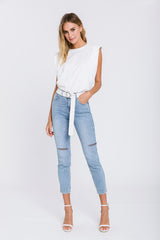 Padded Shoulder T-Shirts (7 Color Ways)