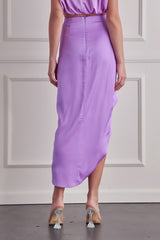 Asymmetric Wrap Skirt