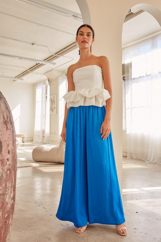 Off Shoulder Ruffle Top (Pink or White)