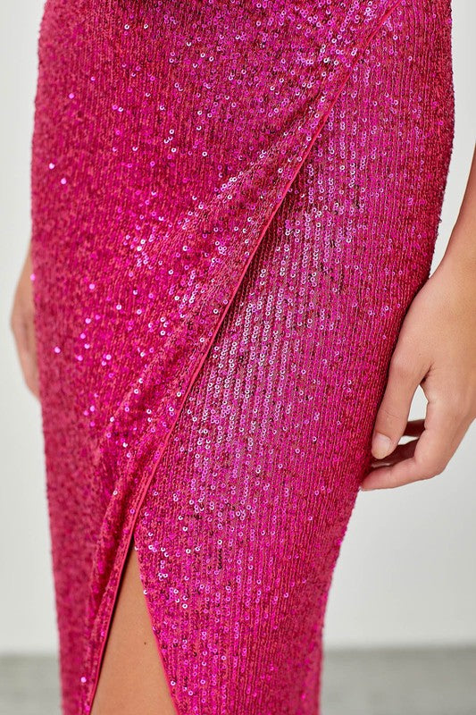 Very Berry Sequin Skirt