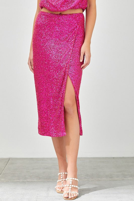 Very Berry Sequin Skirt