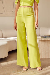 Wide Leg Pants (Pink, Lime, or White)