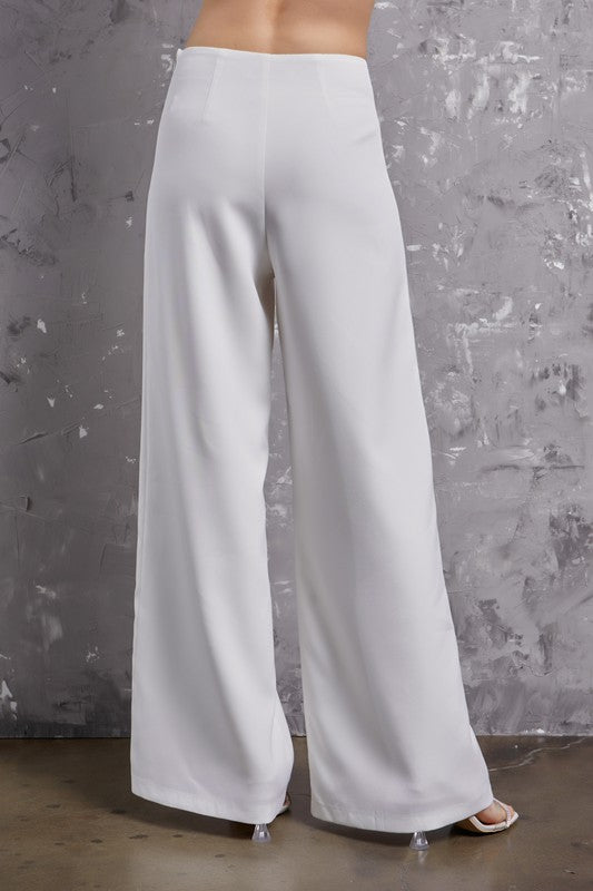Wide Leg Pants (Pink, Lime, or White)