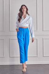 Front Pocket Pants (Very Berry or English Blue)