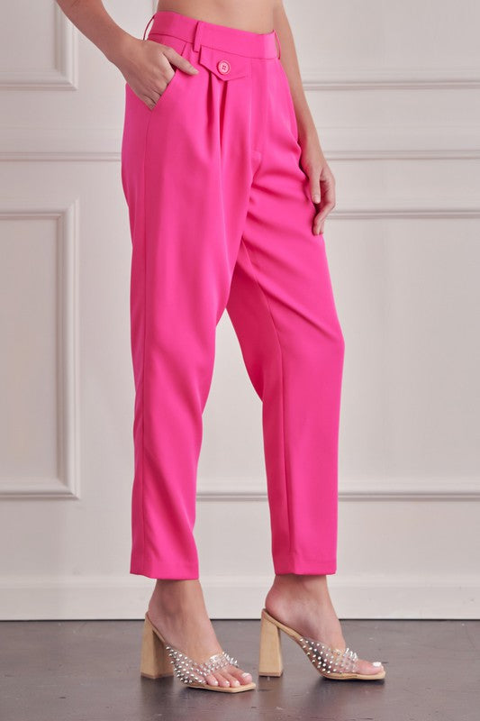 Front Pocket Pants (Very Berry or English Blue)