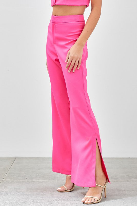 3 Color Way Wide Leg Pants