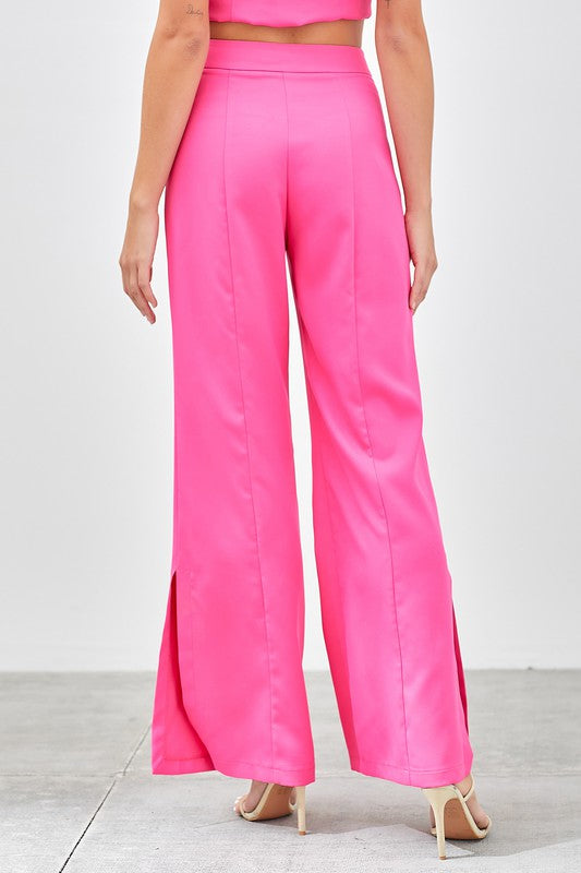 3 Color Way Wide Leg Pants