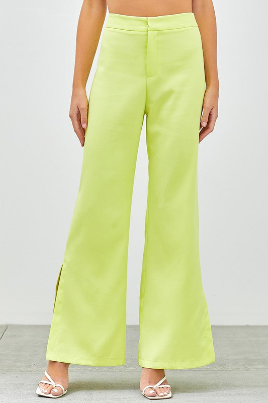 3 Color Way Wide Leg Pants