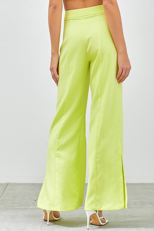 3 Color Way Wide Leg Pants
