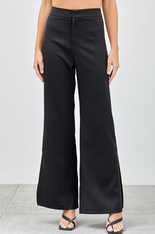 3 Color Way Wide Leg Pants