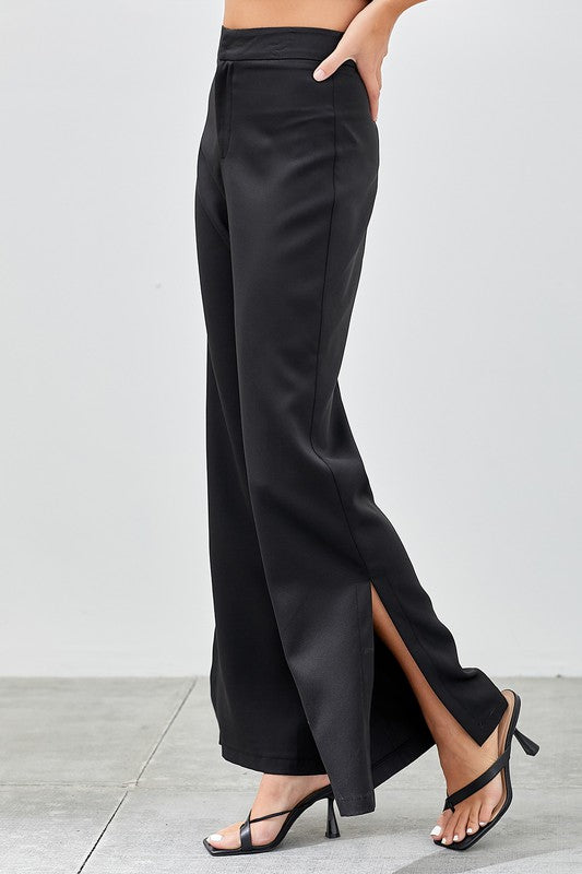 3 Color Way Wide Leg Pants