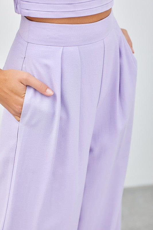 Milky Lilac Woven Pants