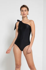 One Shoulder Tie SwimSuit