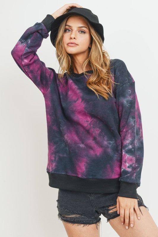 Black/Magenta Sweater
